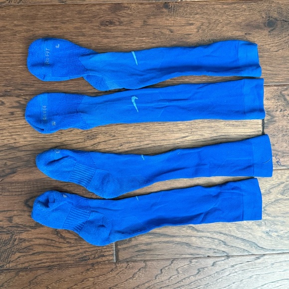 Nike Men’s/Women’s Baseball Softball Knee High Dri-Fit Royal Blue Socks Small - Picture 1 of 3